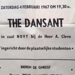 Affiche T-Dansant, Studenten van Nevele