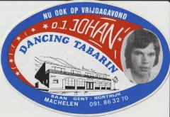 Sticker DJ Johan in Dancing Tabarin