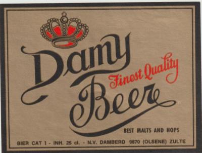 Etiket Damy-bier