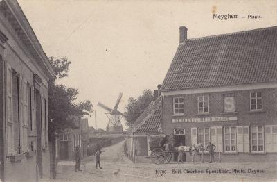 Het dorpsplein van Meigem