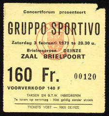 Toegangskaart Gruppo Sportivo in Brielpoort