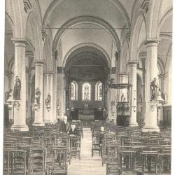 Gavere Binnenkant kerk 1903