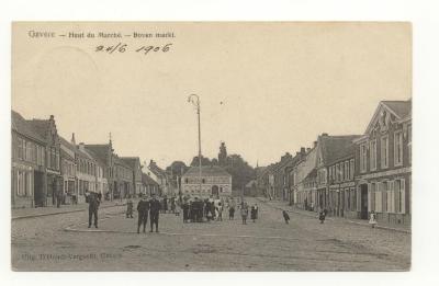 Gavere Haut du Marché Boven Markt 1906