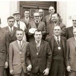 Sint-Sebastiaanschutters Asper, laureaten van de kampioenschappen 1969 en 1973