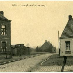 Postkaart met afbeelding Zultse noodkerk