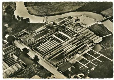 Luchtfoto van 'La Tannerie Moderne de Belge'
