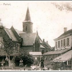 De kerk en pastorie van Meigem